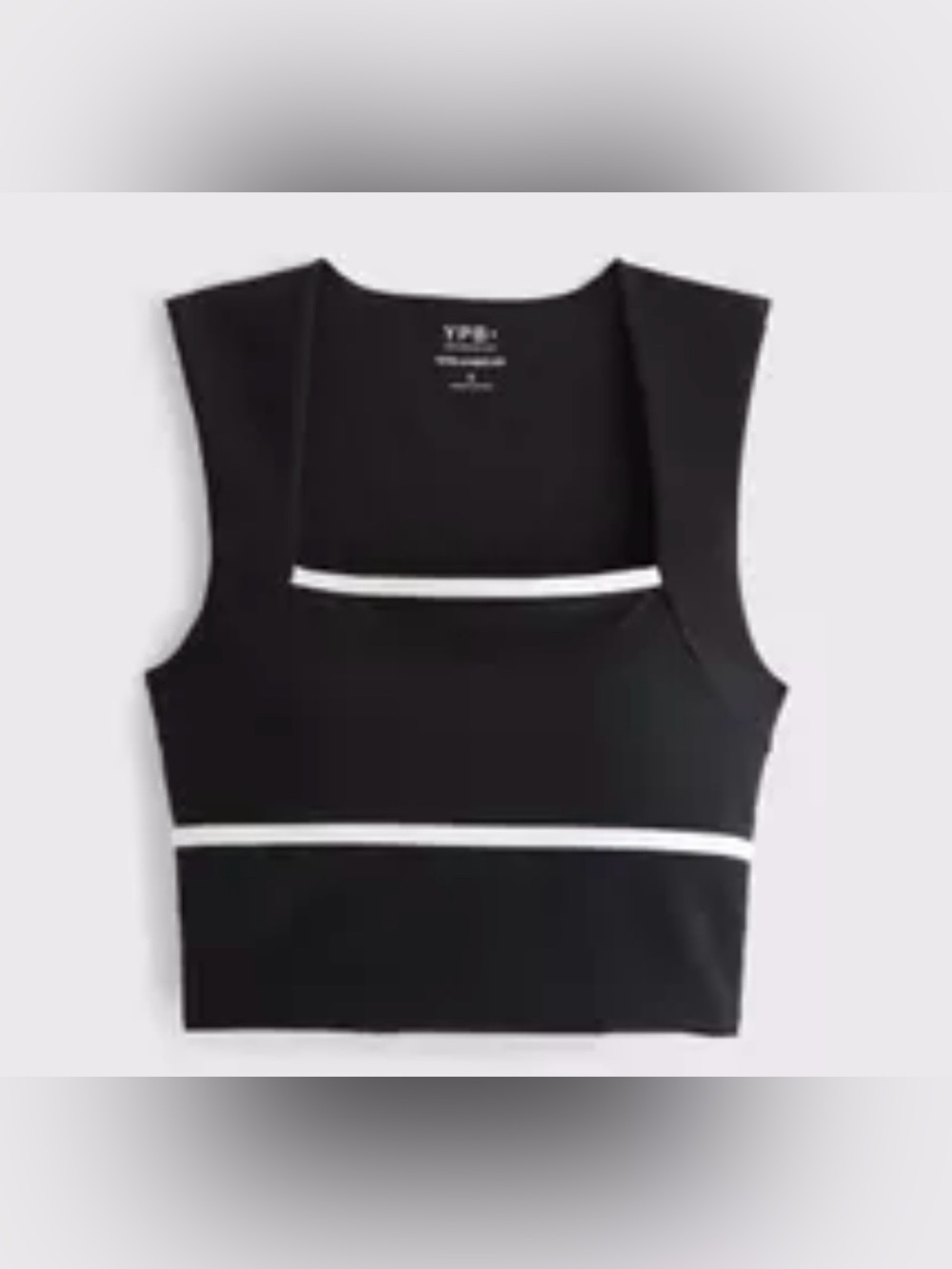 YPB Abercrombie sculptLUX portrait black and white tank size XL